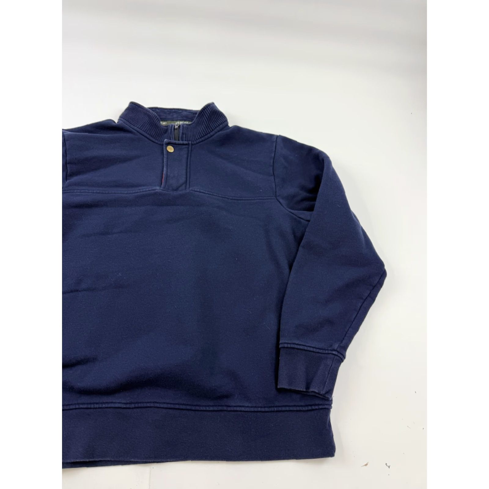 Orvis Orvis Sweatshirt Men L Blue 1/4 Zip Fleece Mock Neck Pullover Solid Size US L / EU 52-54 / 3 - 3 Thumbnail