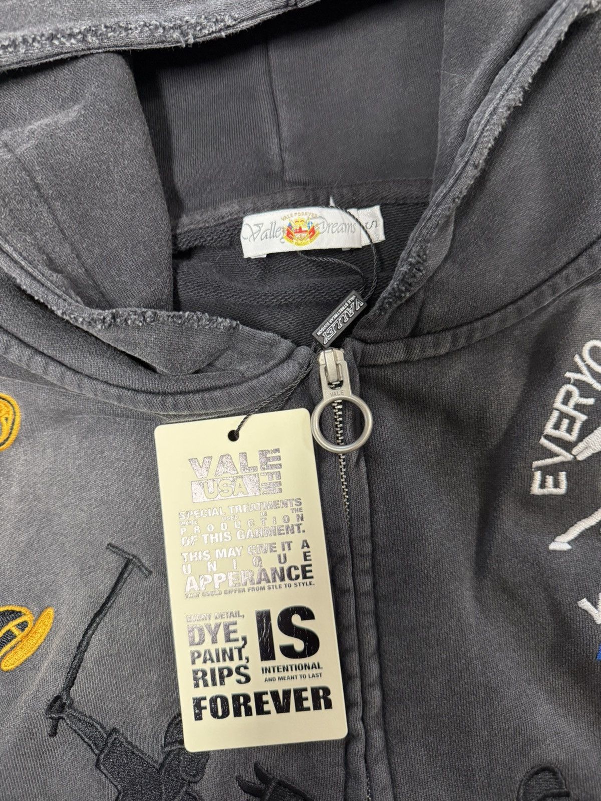 Vale Vale Forever Blackrock Zip Up Hoodie Size US S / EU 44-46 / 1 - 3 Thumbnail