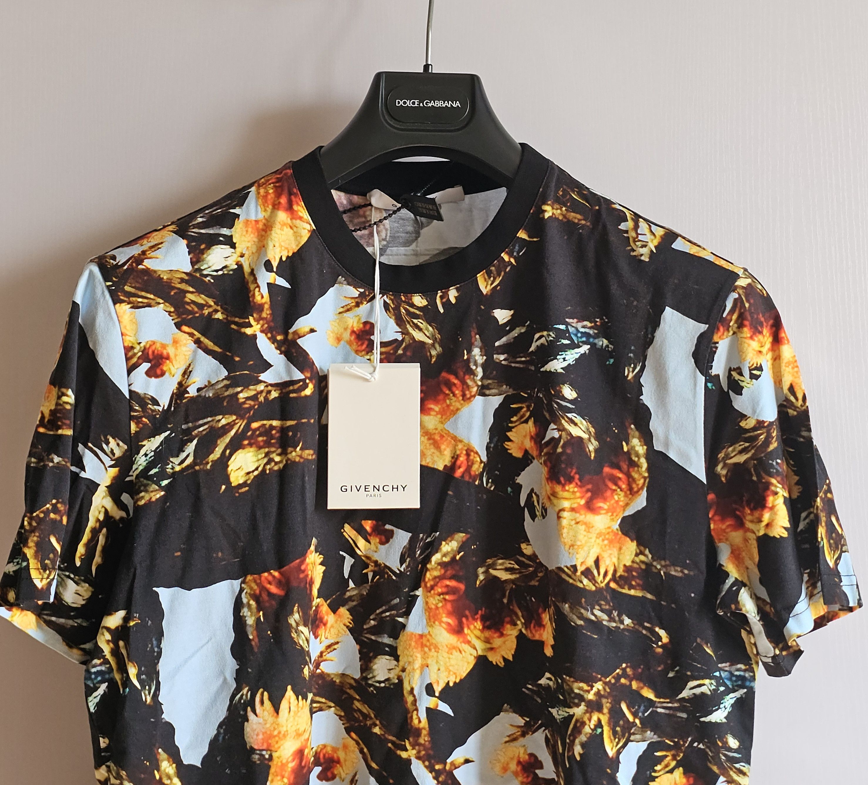 Givenchy Givenchy Floral Print Short Sleeve T-Shirt Size L Size US L / EU 52-54 / 3 - 2 Thumbnail