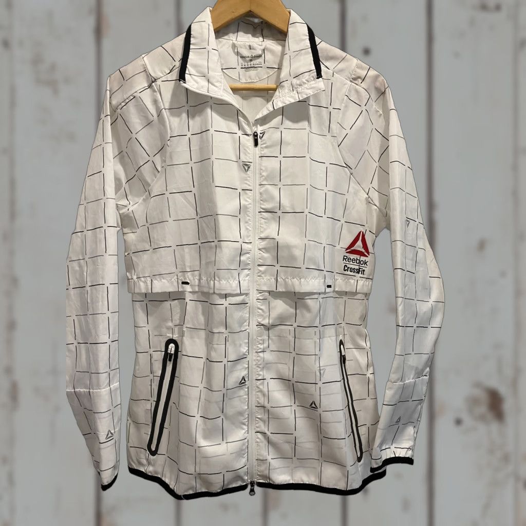 Reebok Womens Reebok CrossFit Full Zip Windbreaker Jacket M Multicolor Activewear Size M Women’s Running Workout Size M / US 6-8 / IT 42-44 - 1 Thumbnail