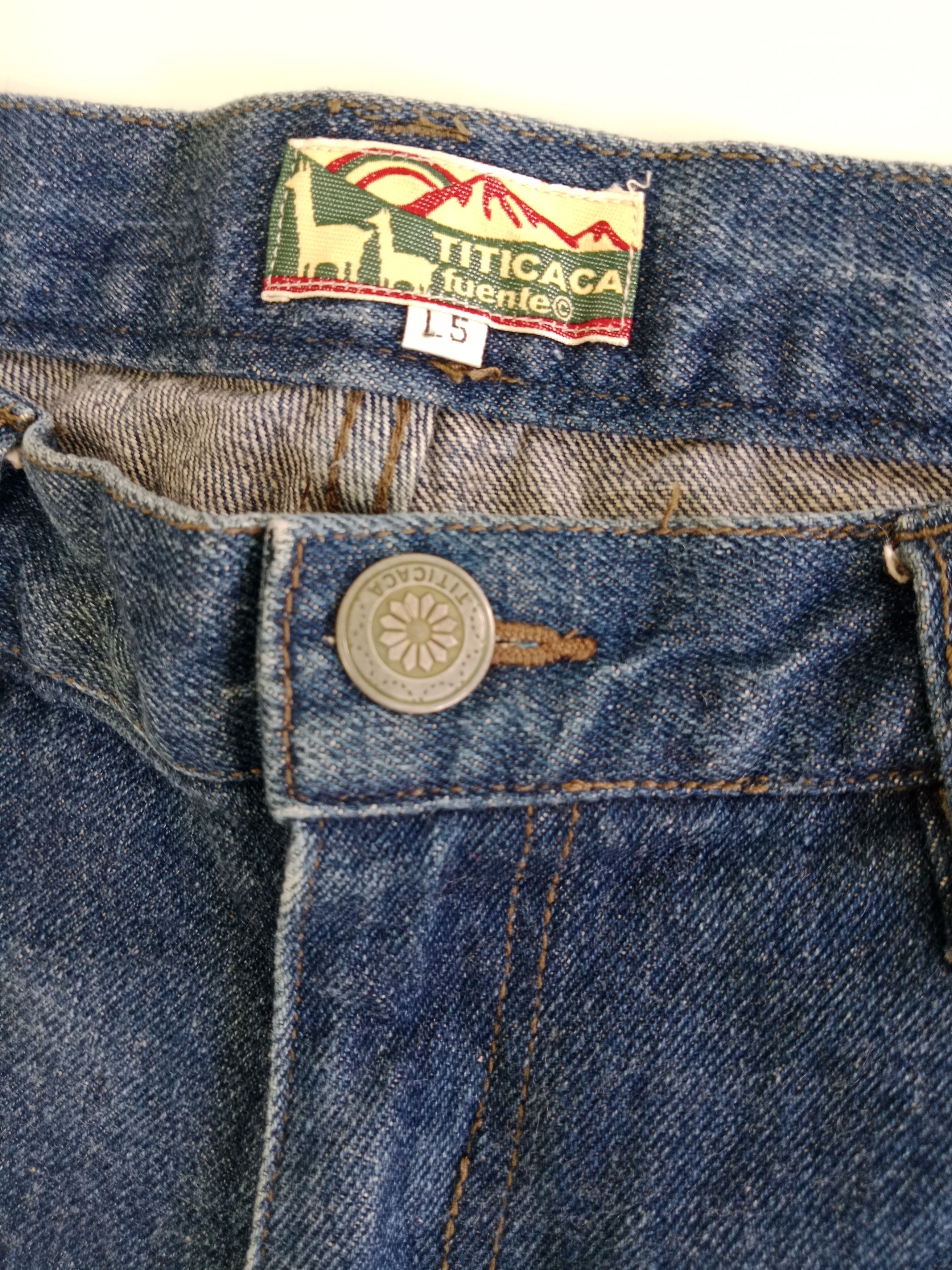 Japanese Brand × Vintage Titicaca Fuente Denim Navajo Print Japanese Brand Size US 34 / EU 50 - 8 Thumbnail