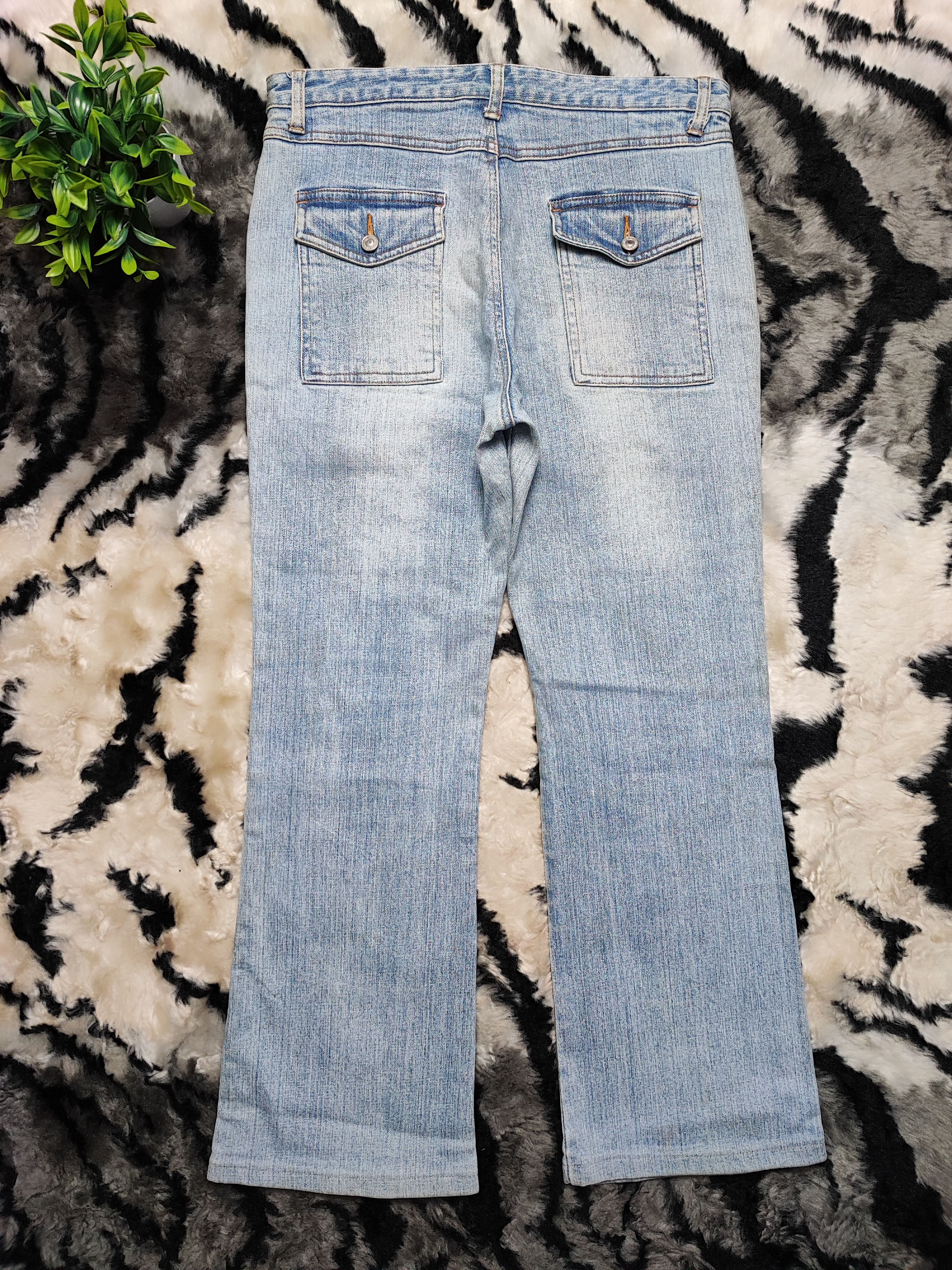 Japanese Brand Flare Bootcut Bush Pant Jeans by Browdwin Size US 28 / EU 44 - 8 Thumbnail