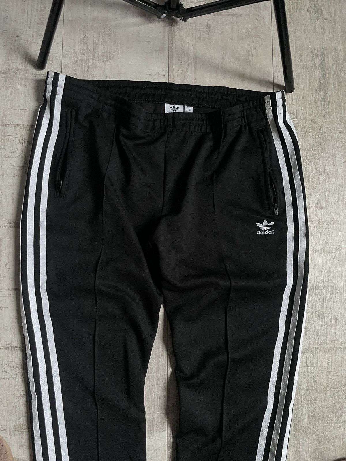 Adidas Adidas Y2K Black Sweatpants Baggy 00’s Avant Garde RARE Size US 34 / EU 50 - 2 Thumbnail