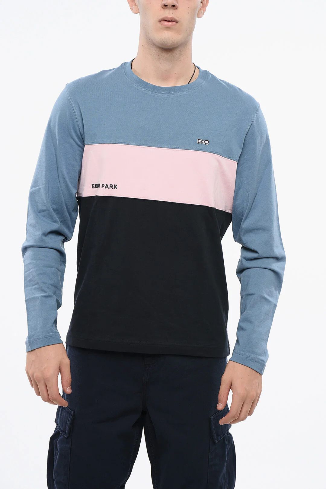 Eden Park og1mm0426 Crewneck T-Shirt in Blue Size US XL / EU 56 / 4 - 1 Thumbnail
