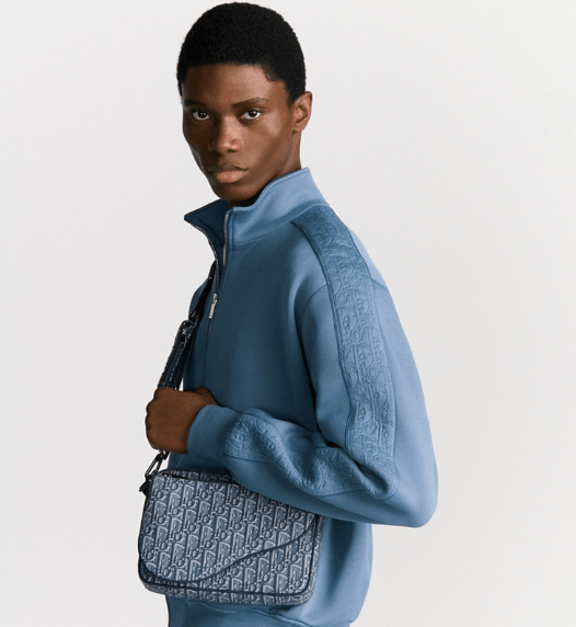 Dior o1w1db10426 1ADPO2 Size : OS / Saddle Triple Pouch in Blue Size ONE SIZE - 6 Thumbnail