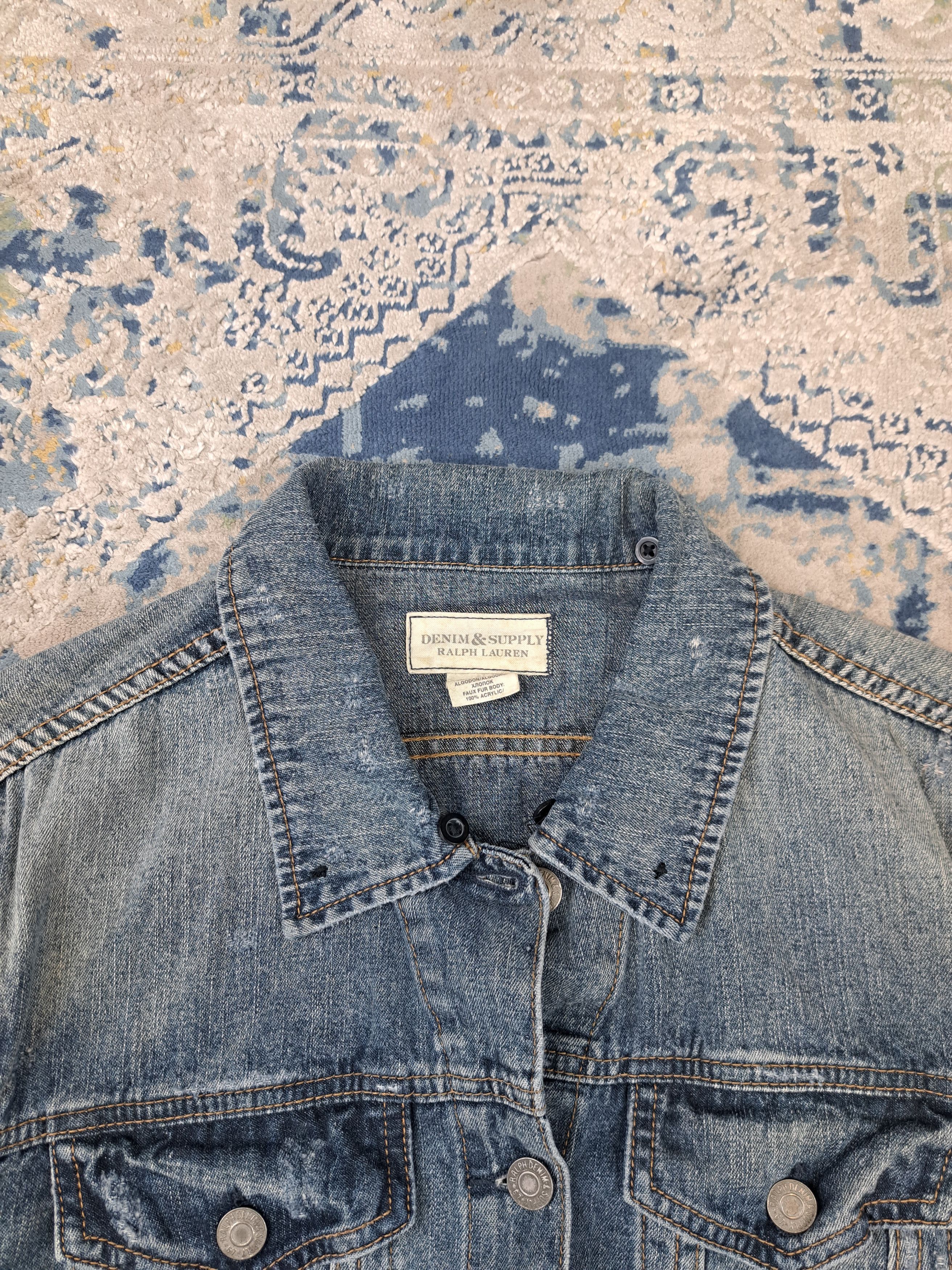 Denim & Supply Ralph Lauren Ralph Lauren Cropped Denim Jacket Vintage Style Size US M / EU 48-50 / 2 - 8 Thumbnail