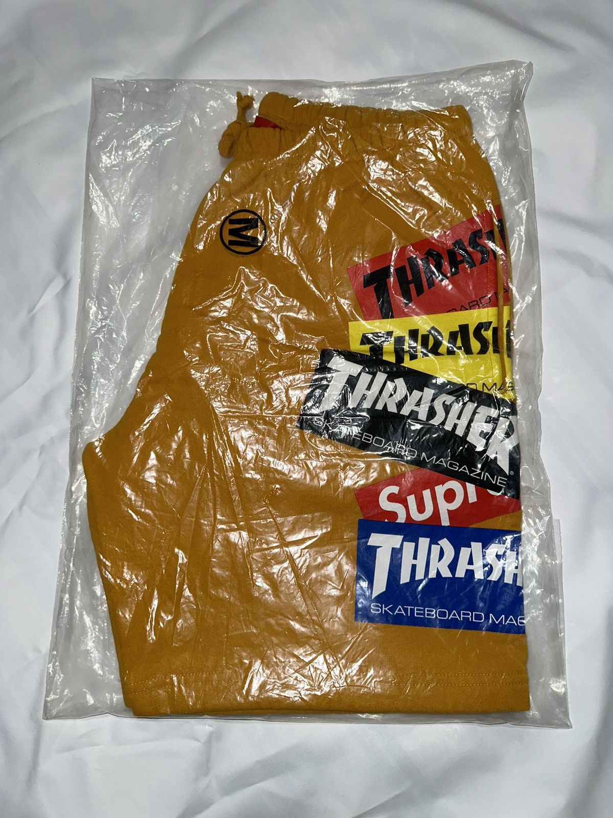 Supreme Thrasher Multi Logo Sweatshort Gold