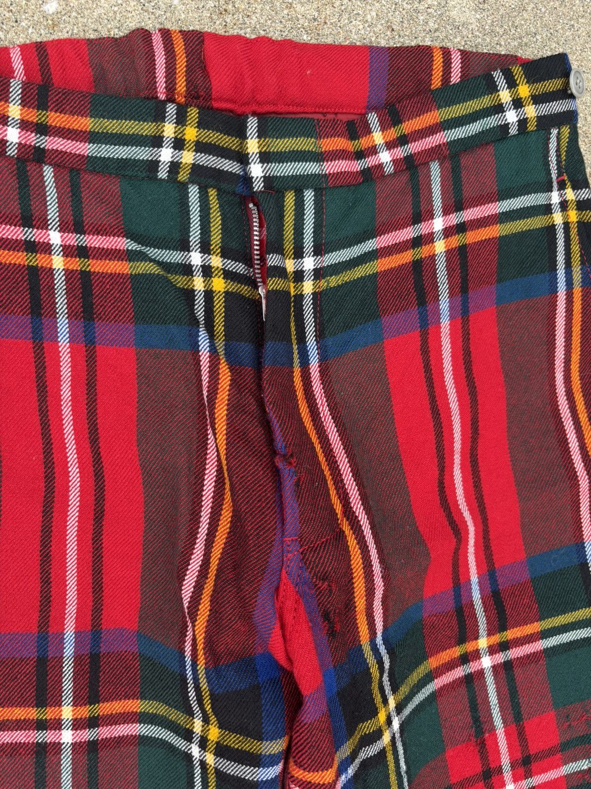 Comme des Garcons Homme Plus AD2000 Tartan Plaid Pants Size US 30 / EU 46 - 5 Thumbnail