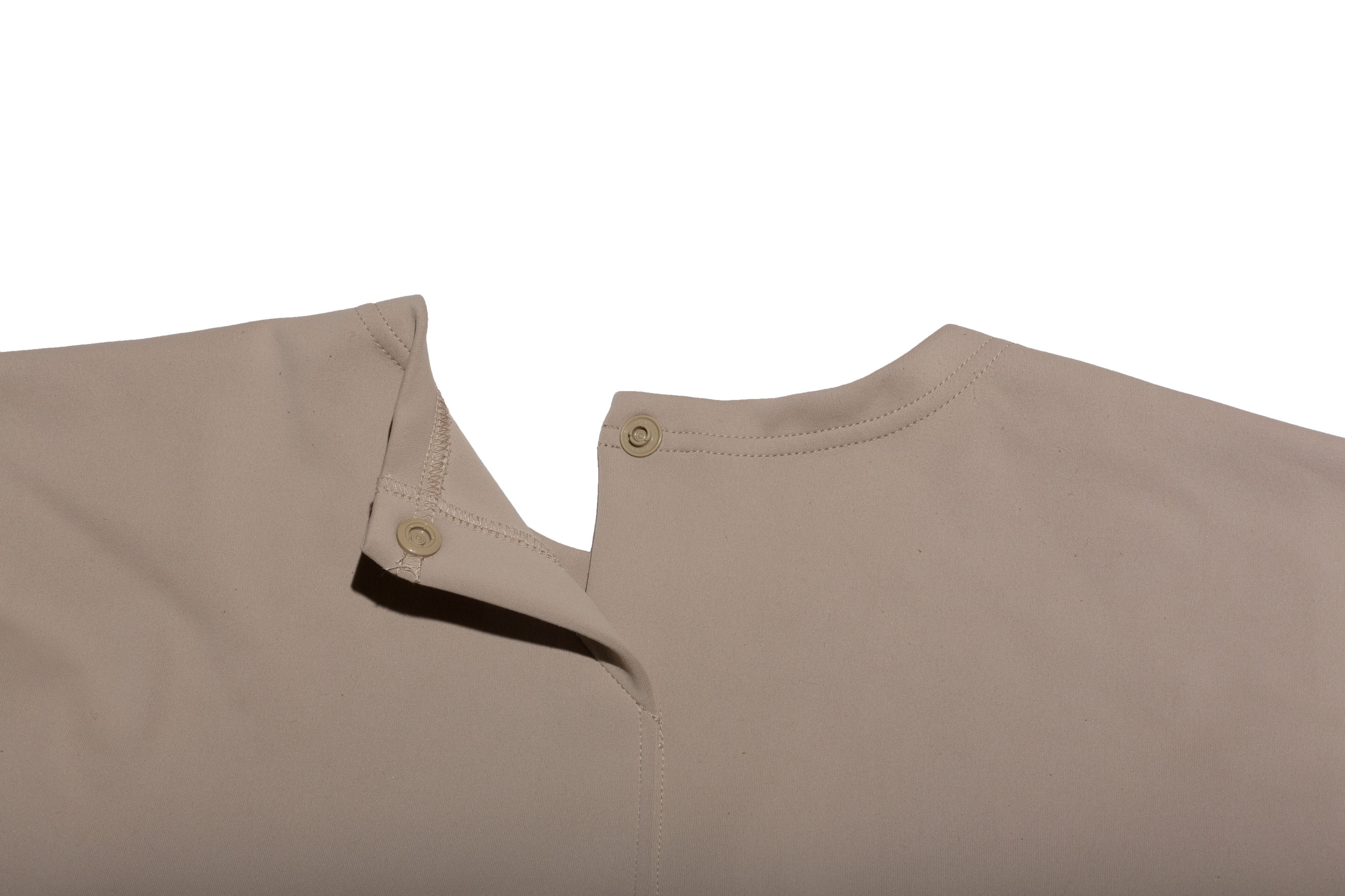 Issey Miyake OVERSIZED BEIGE POPPER CINCH SWEATSHIRT Size US XL / EU 56 / 4 - 6 Thumbnail