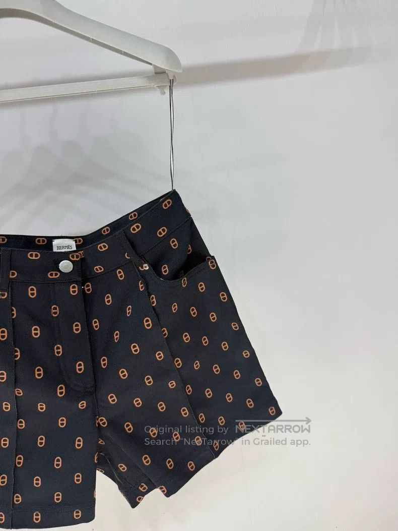 Hermes Hermes Pig Nose Denim Shorts Size 25" / US 0 / IT 36 - 2 Thumbnail