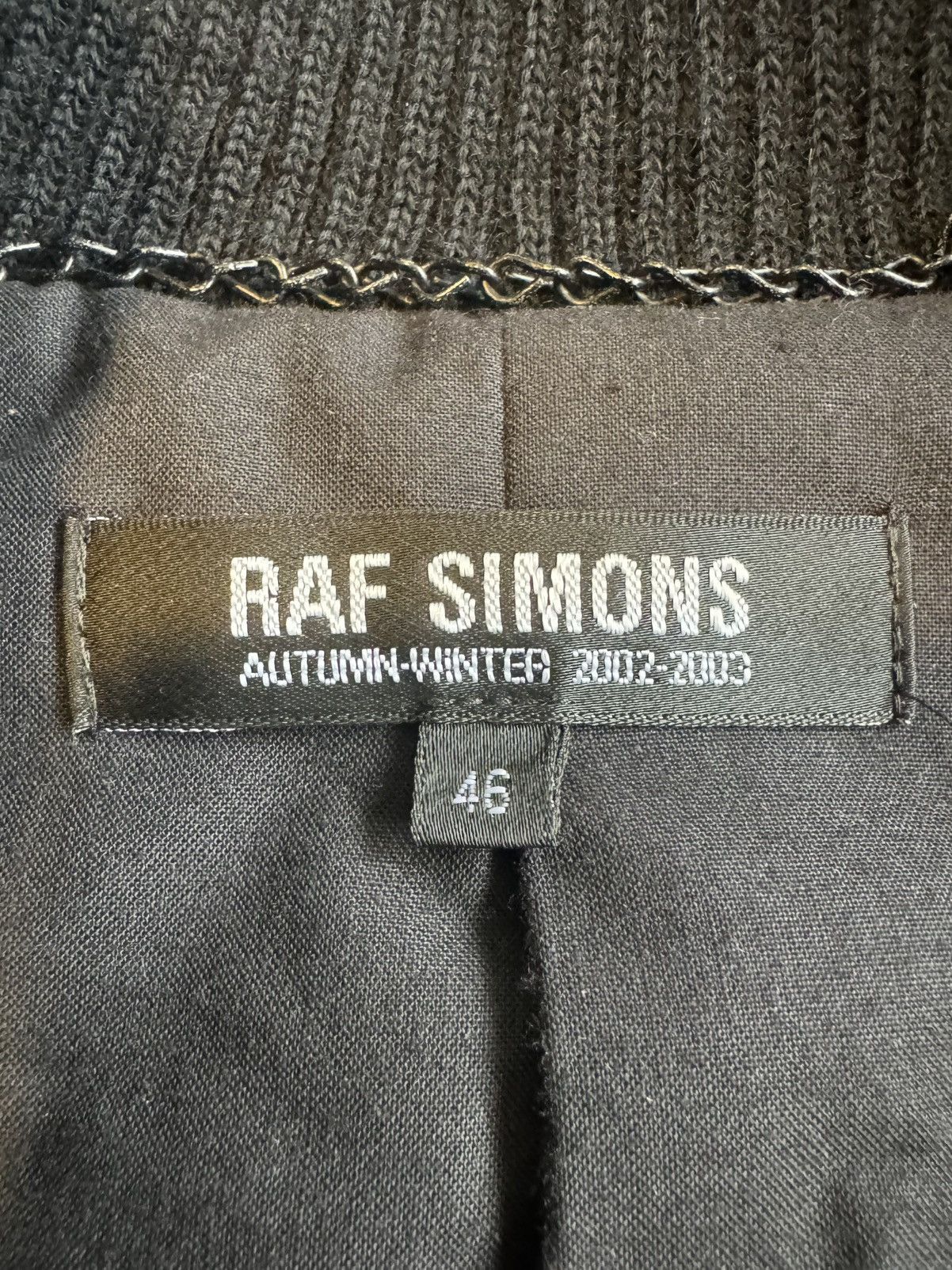 Raf Simons Raf Simons AW2001-2002 Virginia Creeper varsity jacket Size US L / EU 52-54 / 3 - 3 Thumbnail