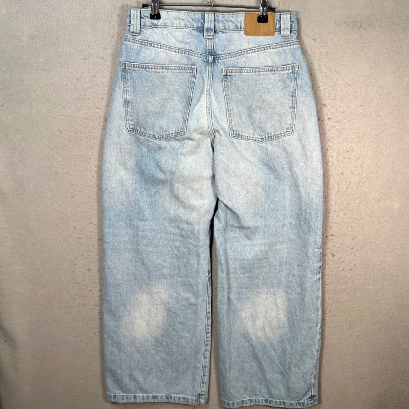 Cotton On Cotton On Jeans Womens 26 Low Super Baggy Blue Light Wash Denim 90s Wide-Leg Vintage No N/A Size 26" / US 2 / IT 38 - 2 Thumbnail