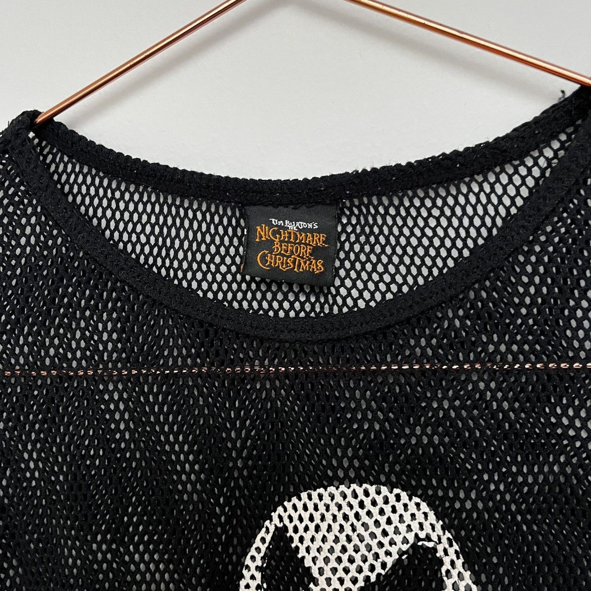 Vintage Vintage 90s Skull Mesh Long Sleeve Shirt (unisex) Size US M / EU 48-50 / 2 - 4 Thumbnail