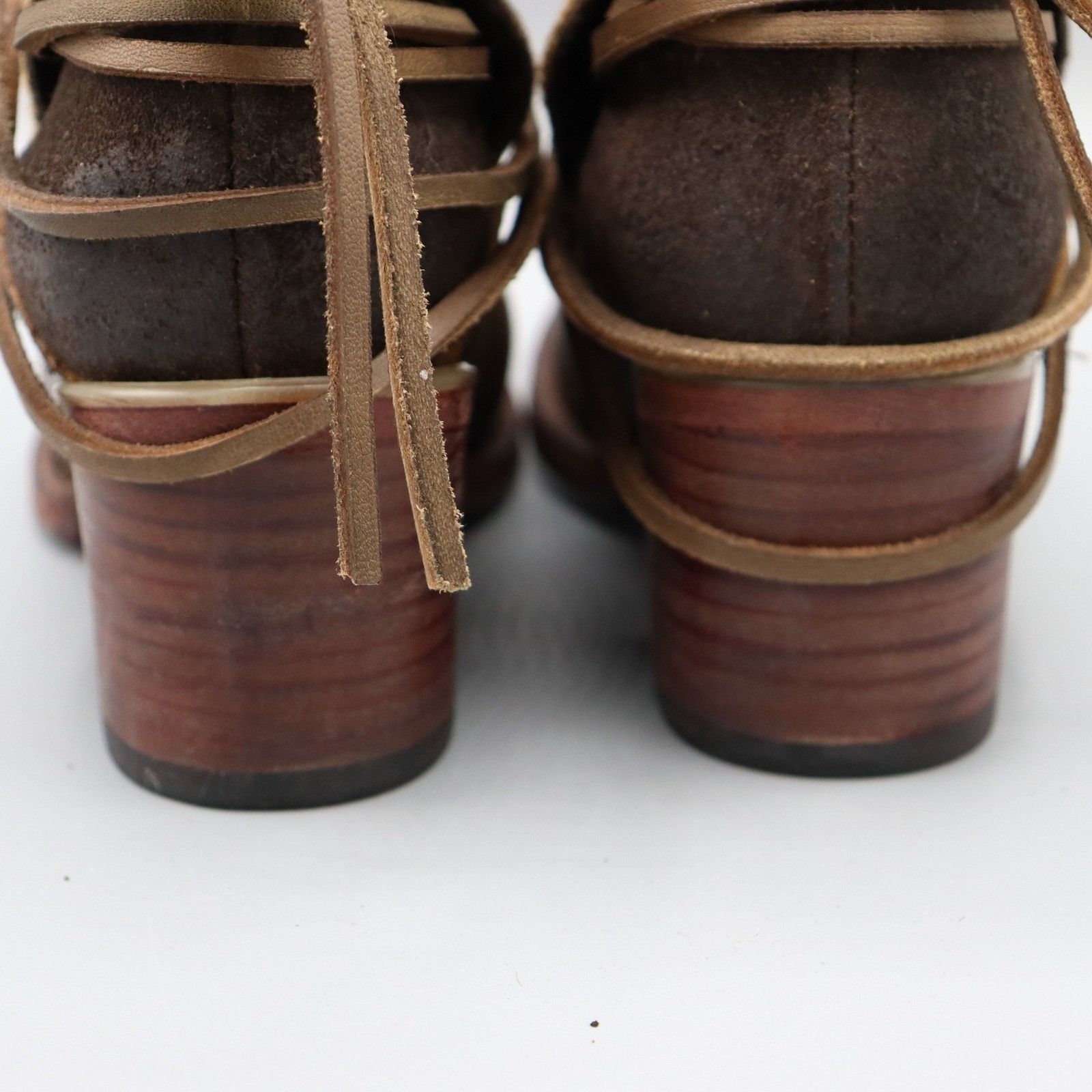 FREEBIRD Freebird Casey Leopard Boots Womens 6 Brown Western Boho Size US 6 / IT 36 - 7 Thumbnail