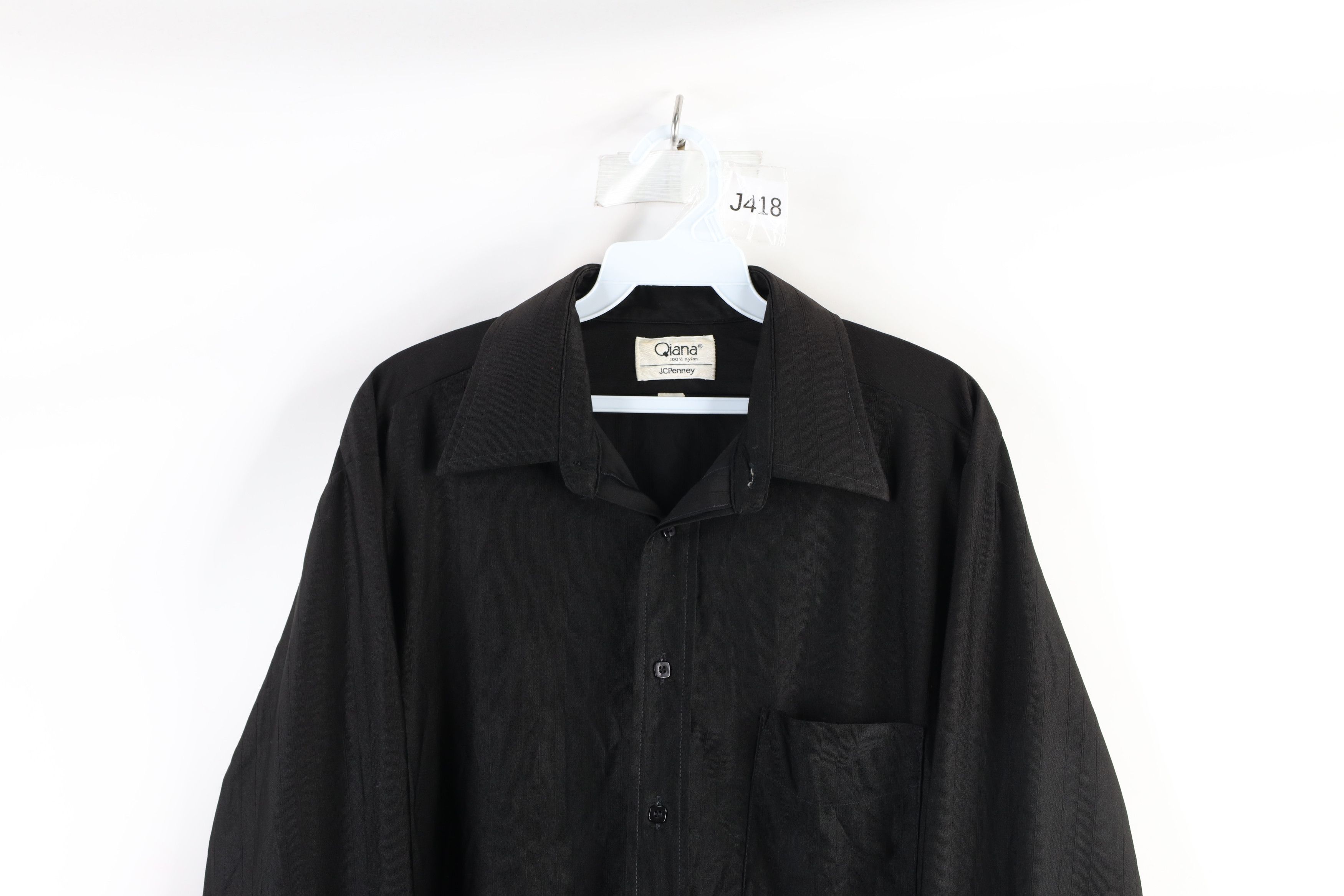 Vintage Vintage 70s Streetwear Disco Dance Collared Button Shirt Size ONE SIZE - 2 Thumbnail