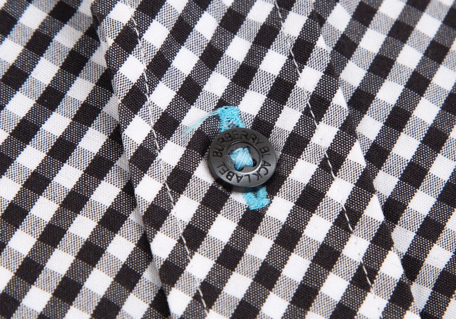 Burberry Gingham Check Button-Down Shirt in Black and White Size US S / EU 44-46 / 1 - 5 Thumbnail