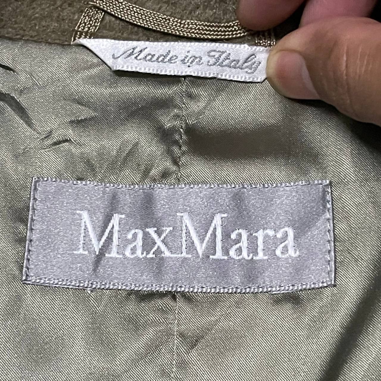 Max Mara Max Mara Made in Italy One Button Wool Coat Size S / US 4 / IT 40 - 6 Thumbnail