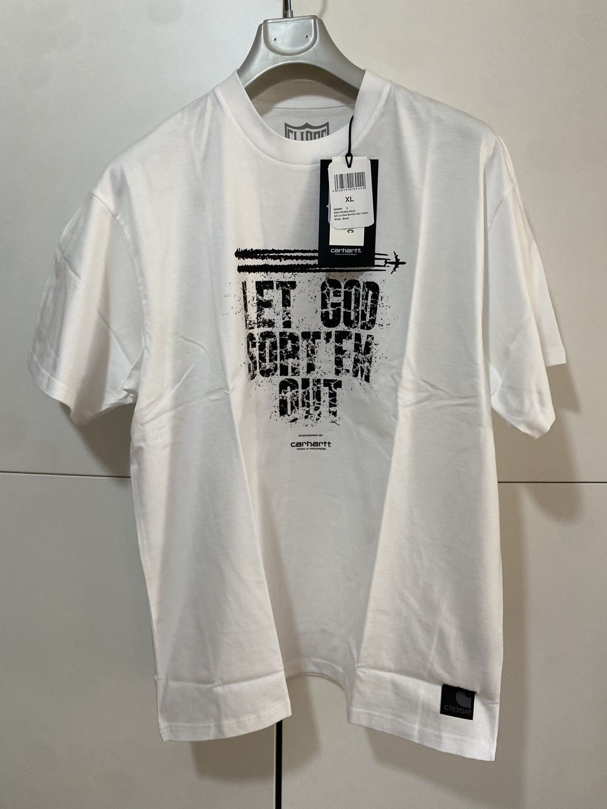 Carhartt Wip Carhartt WIP X Clipse Let God sort'em out XL white t-shirt Size US XL / EU 56 / 4 - 2 Thumbnail