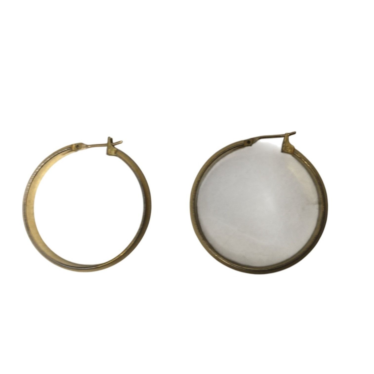 Other Women's Gold Tone Hoop Earrings Size ONE SIZE - 3 Thumbnail