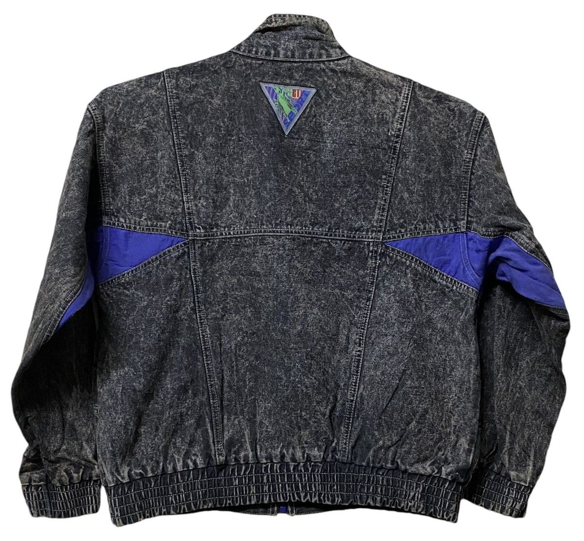 Levi's Vintage 70s Levis retro acid wash bomber jeans jacket Size US L / EU 52-54 / 3 - 2 Thumbnail