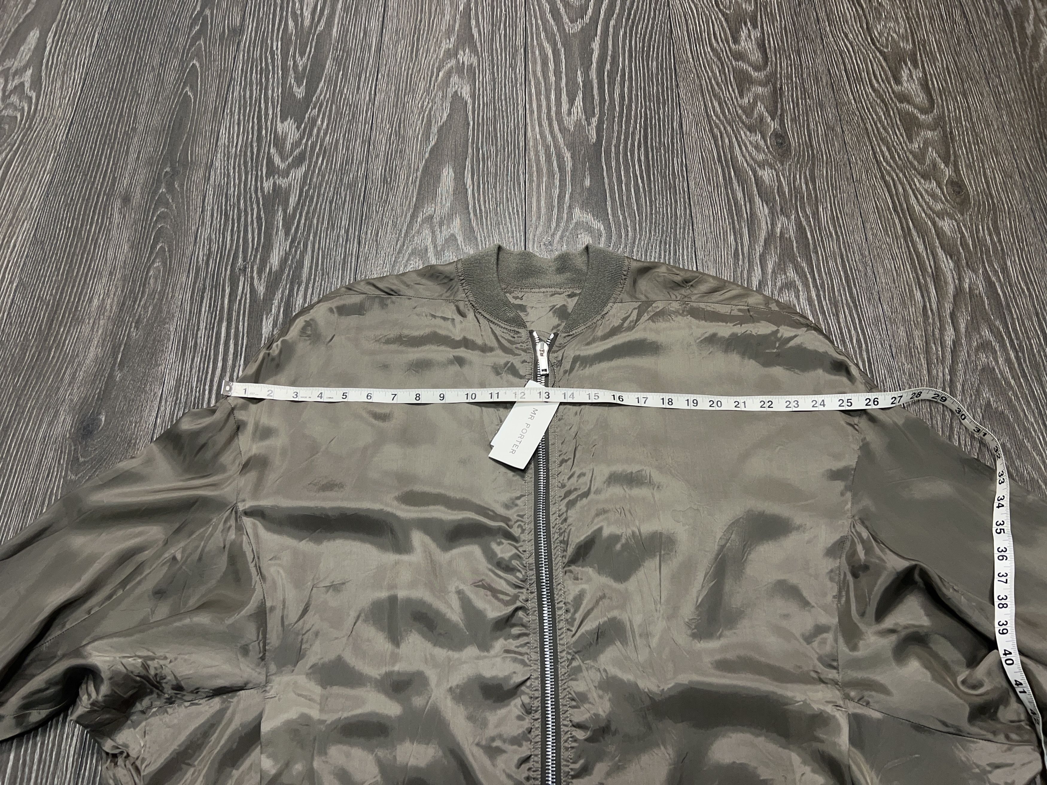Rick Owens NWT Mens Jumbo Peter Flight Bomber Nylon Jacket Size 40 50 M Size US M / EU 48-50 / 2 - 8 Thumbnail