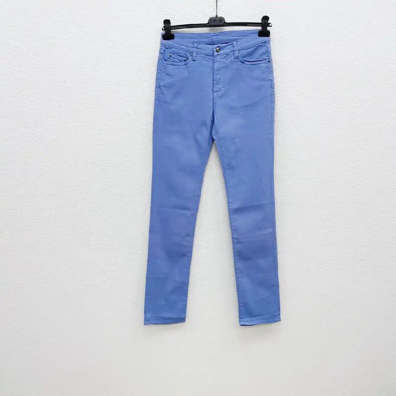 Versace Versace Blue Denim Casual Pants for Men 0089 Size US 27 - 1 Thumbnail
