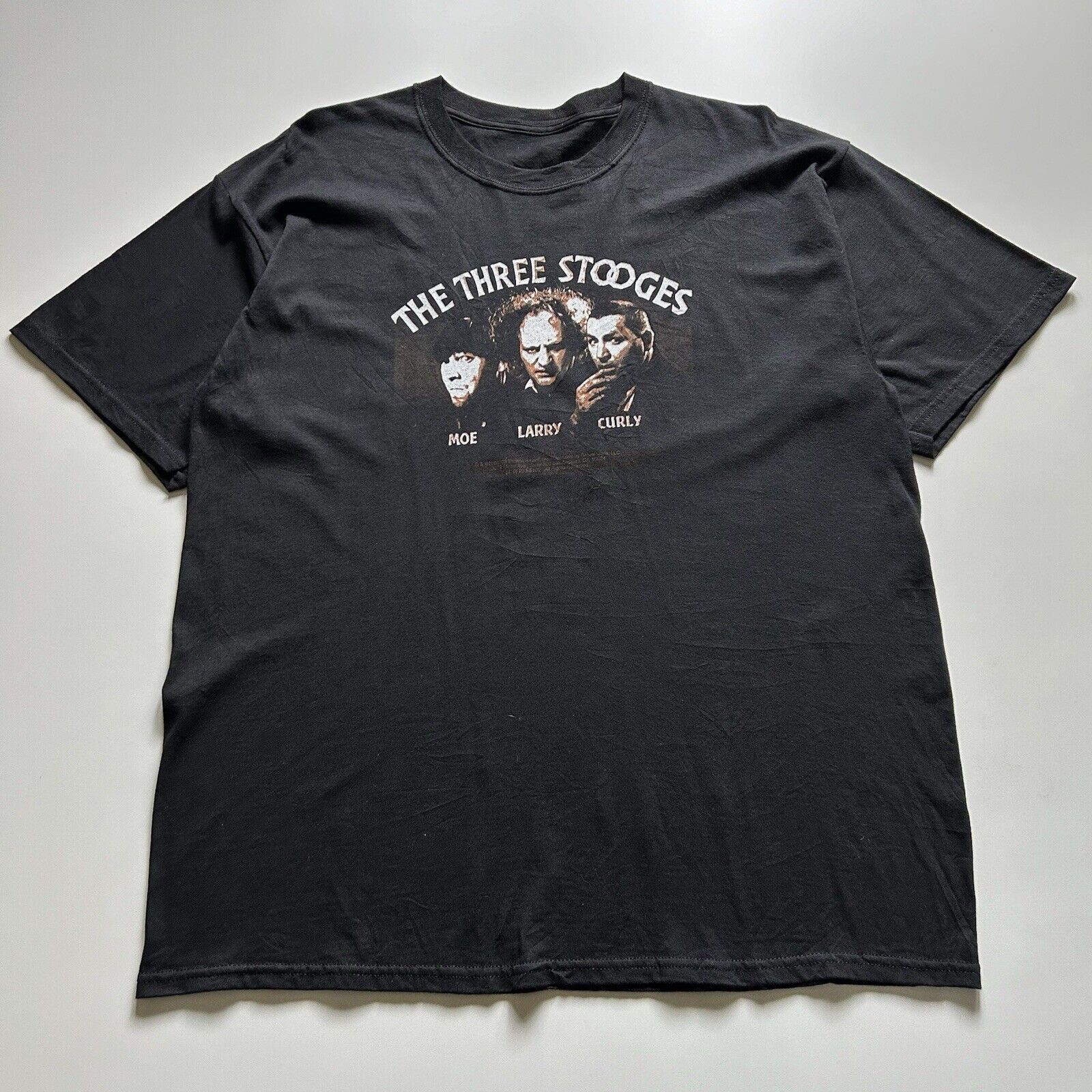 Vintage Vintage The Three Stooges Funny Graphic T Shirt XL Rare Size US XXL / EU 58 / 5 - 1 Thumbnail