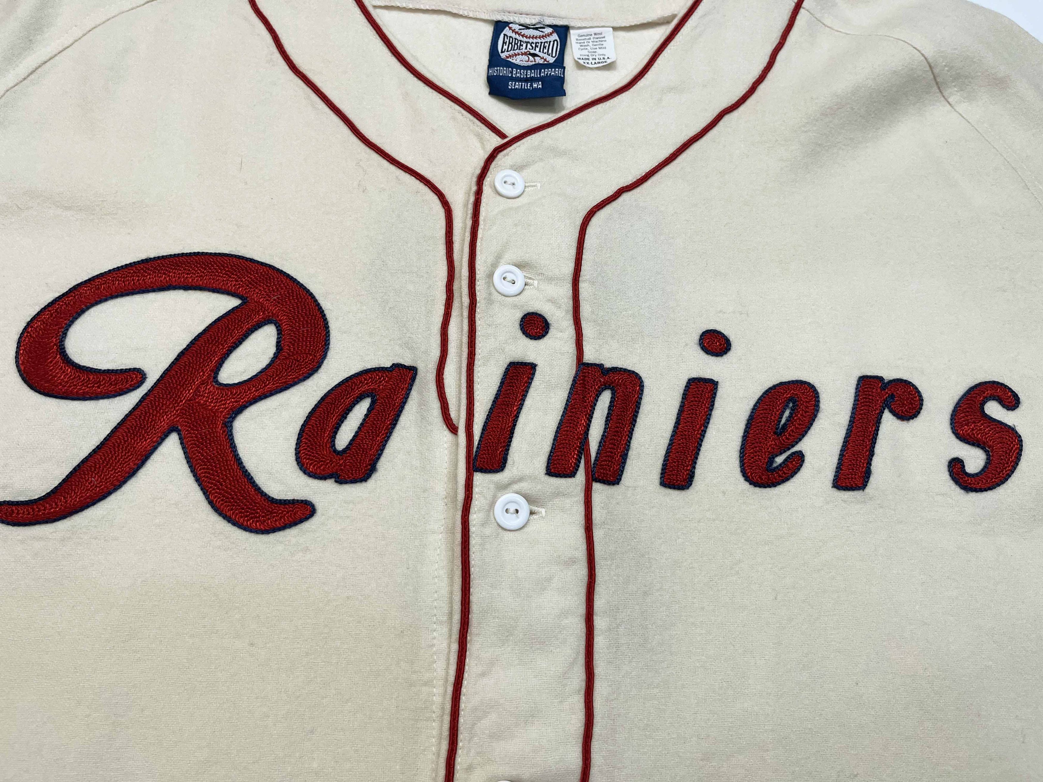 Ebbets Field Flannels Ebbets Field Flannels Seattle Rainiers #7 Baseball Jersey Size US XXL / EU 58 / 5 - 2 Thumbnail