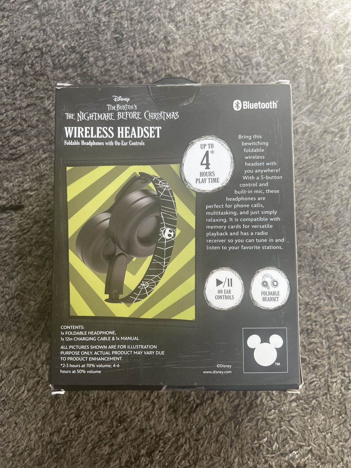 Disney Disney The Nightmare Before Christmas Wireless Headset Size ONE SIZE - 2 Thumbnail