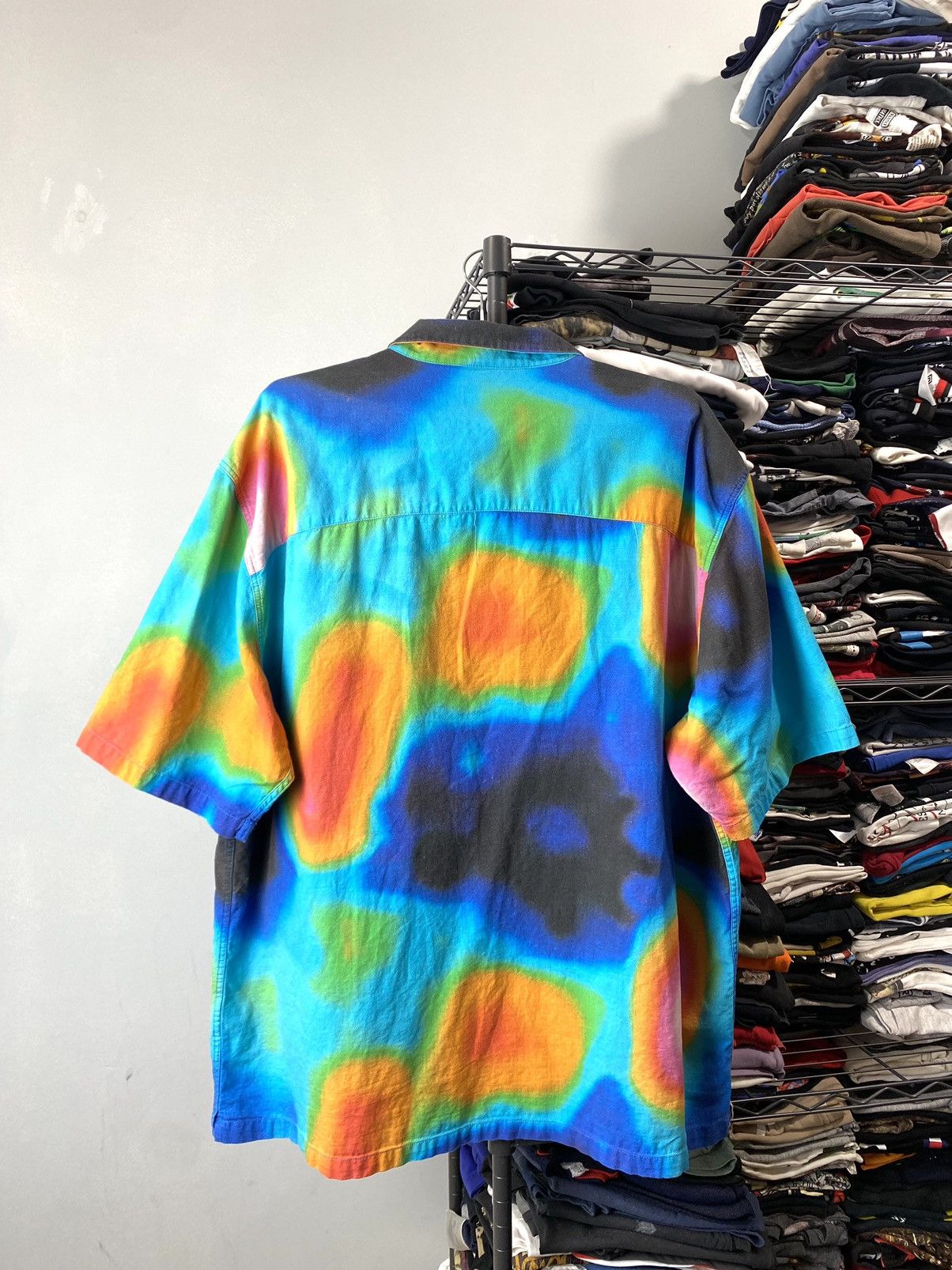 Edwin × Japanese Brand × Vintage 💥 Rare Vintage Edwin Colourful Shirt LSD Psychedelic Size US XXL / EU 58 / 5 - 8 Thumbnail