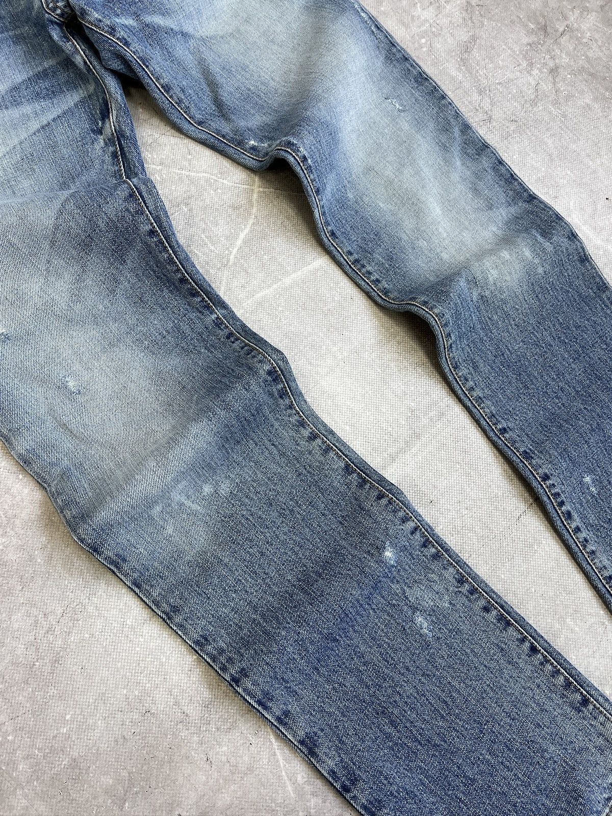 Dolce & Gabbana Dolce Gabbana Denim Slim Jeans Distressed Y2K Size US 30 / EU 46 - 4 Thumbnail