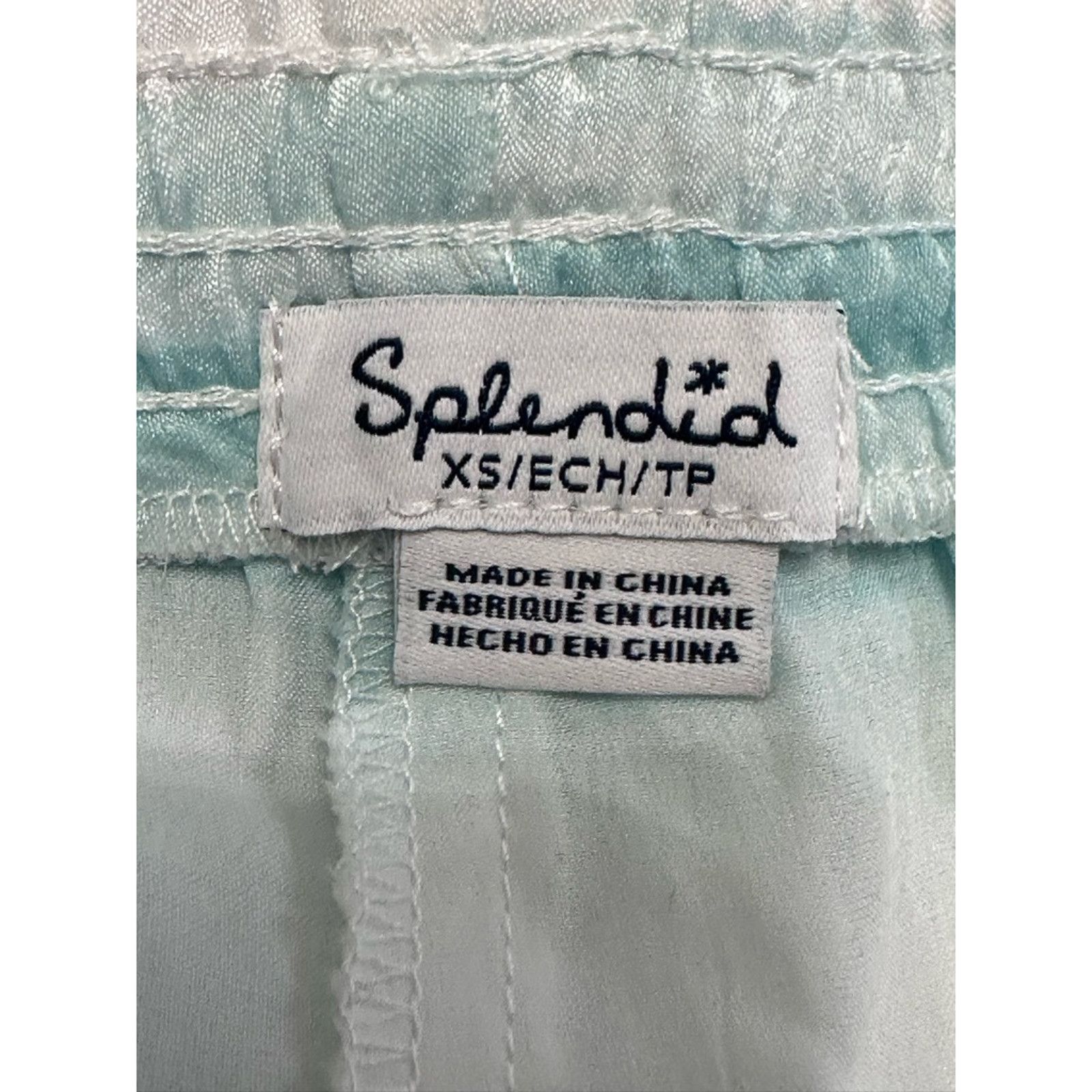 Splendid Splendid Running Shorts Stripes Blue White Women's XS NWOT Size 28" / US 6 / IT 42 - 7 Thumbnail