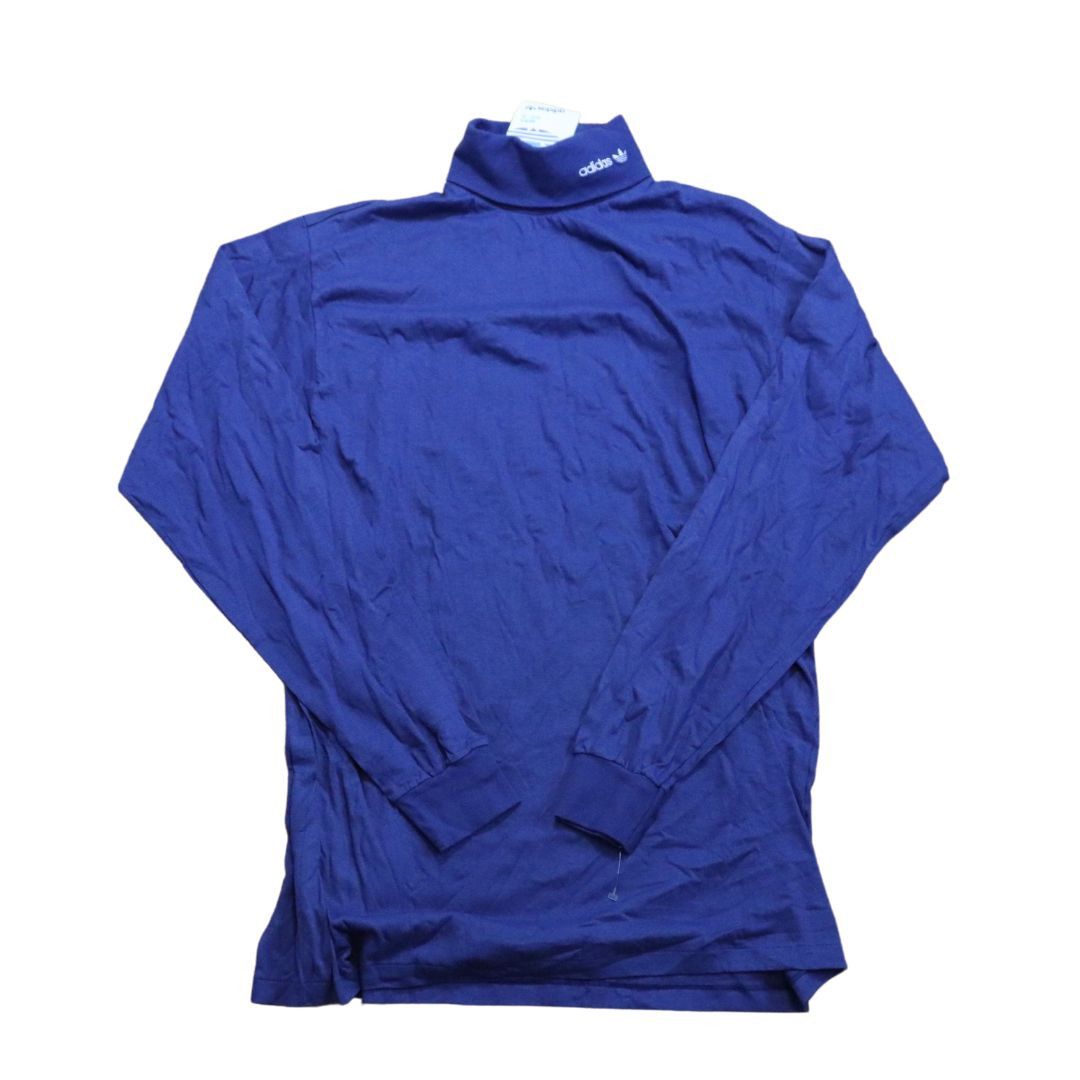 image of Deadstock 80's/90's Adidas Turtleneck (Xl) in Blue, Men's