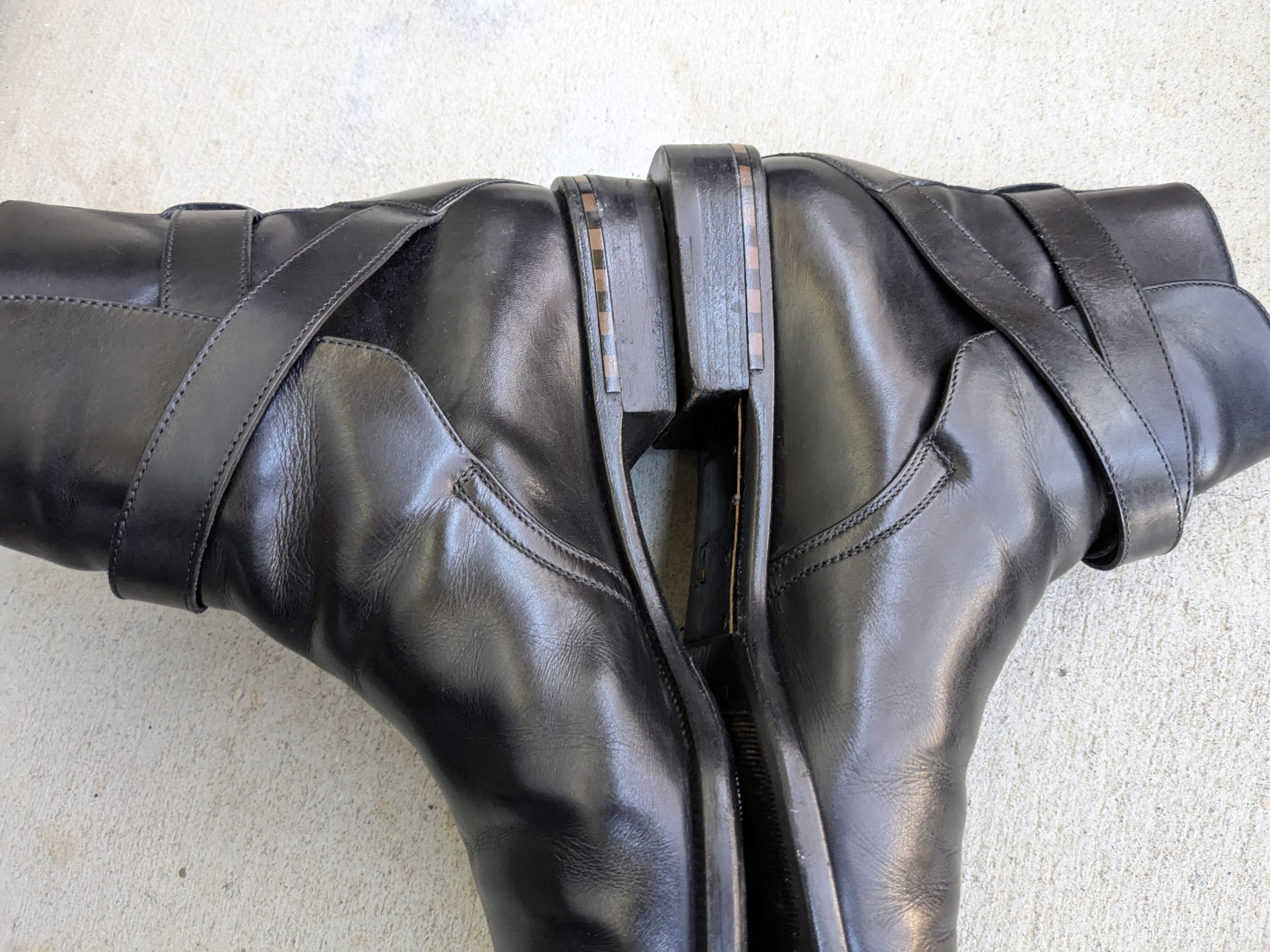 Louis Vuitton Louis Vuitton Jodhpur Boots Black Leather 9 Buckle Size US 9 / EU 42 - 13 Thumbnail