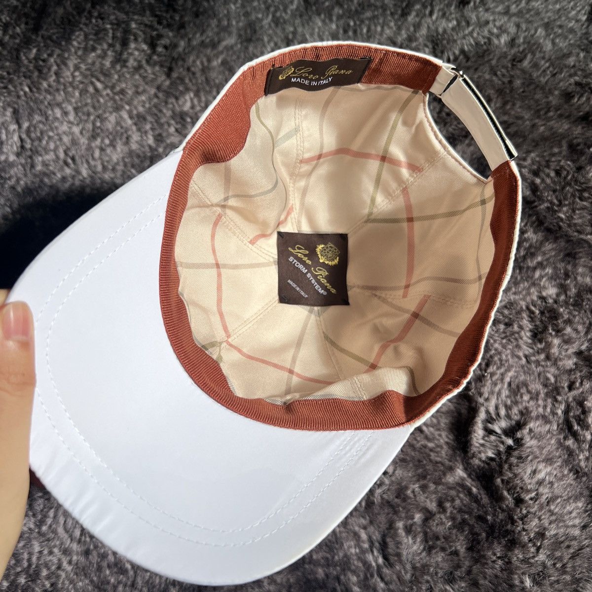 Loro Piana Loro Piana Hat Golf Baseball Cap Logo Shell New White Size ONE SIZE - 5 Thumbnail