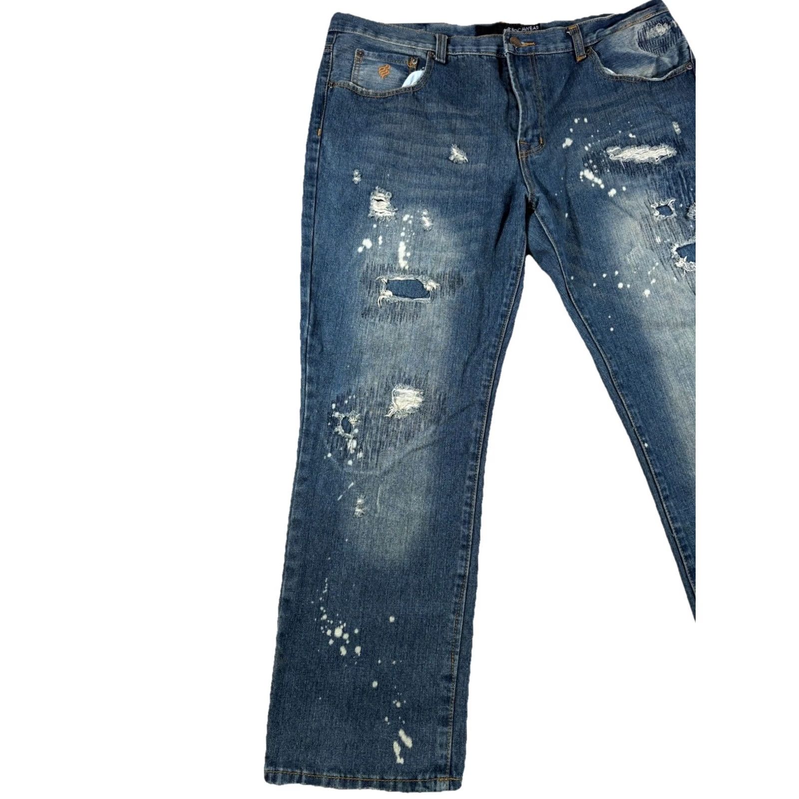 Rocawear Rocawear Jeans Mens 40x30 Blue Hip Hop Y2K Denim Acid Wash Baggy Streetwear Shirt? Size US 40 / EU 56 - 3 Thumbnail
