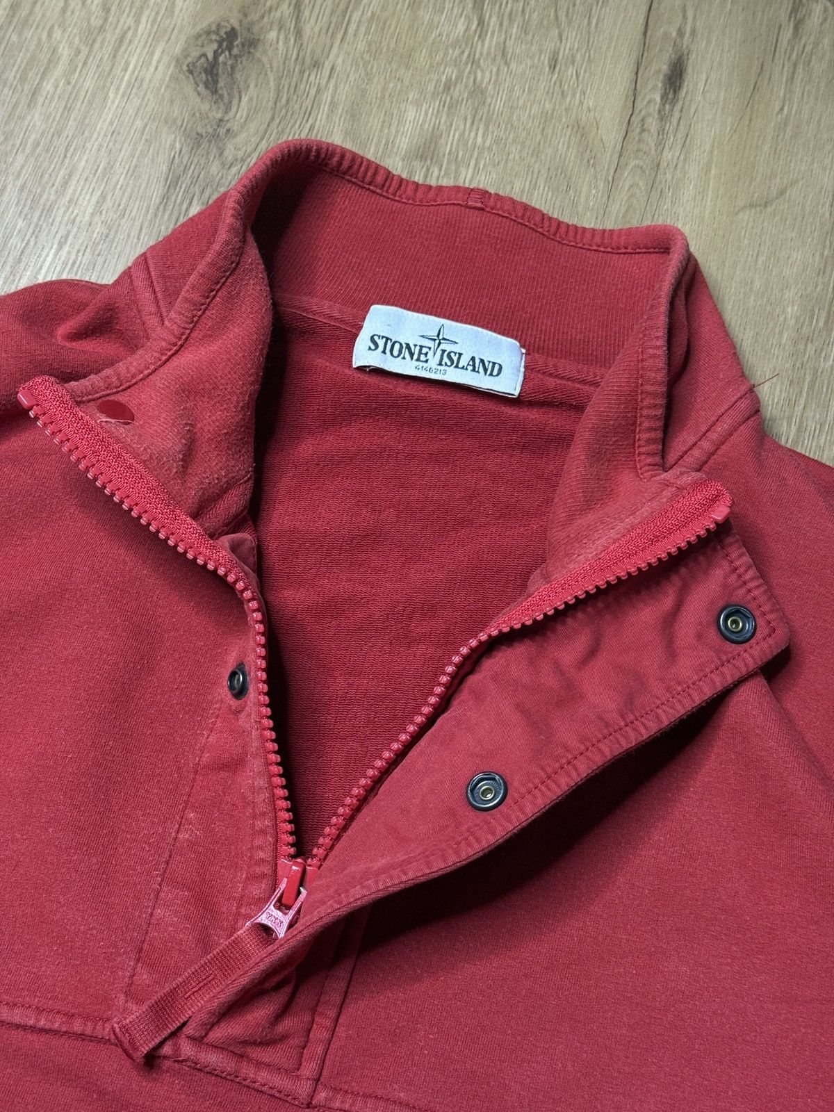 Stone Island Stone Island Sweatshirt Quarter Zip Up Pullover XXL Size US XXL / EU 58 / 5 - 4 Thumbnail