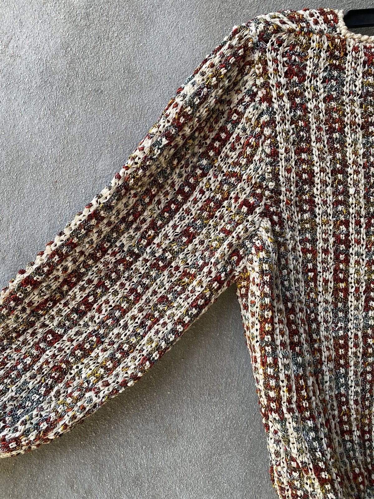 Aran Isles Knitwear × Japanese Brand Vintage Japanese Brand Knitwear Size S / US 4 / IT 40 - 6 Thumbnail