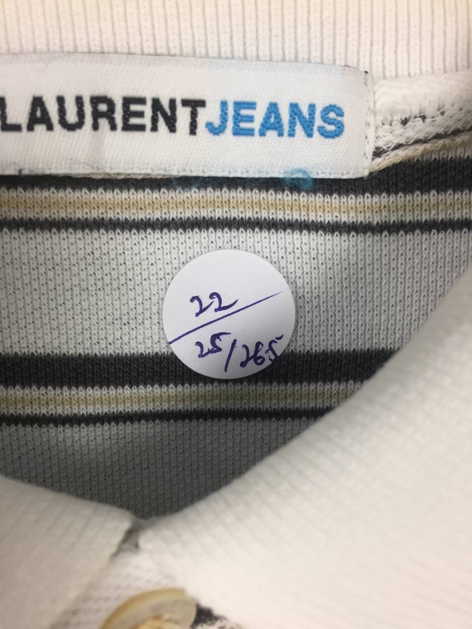 Yves Saint Laurent YSL Yves Saint Laurent Jeans Embroidered Logo Polo Tee Size US M / EU 48-50 / 2 - 12 Thumbnail
