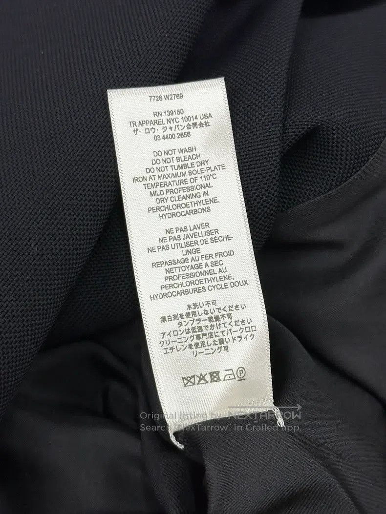 The Row The Row Classic Three-Pocket Black Suit Jacket Size XL / US 12-14 / IT 48-50 - 7 Thumbnail