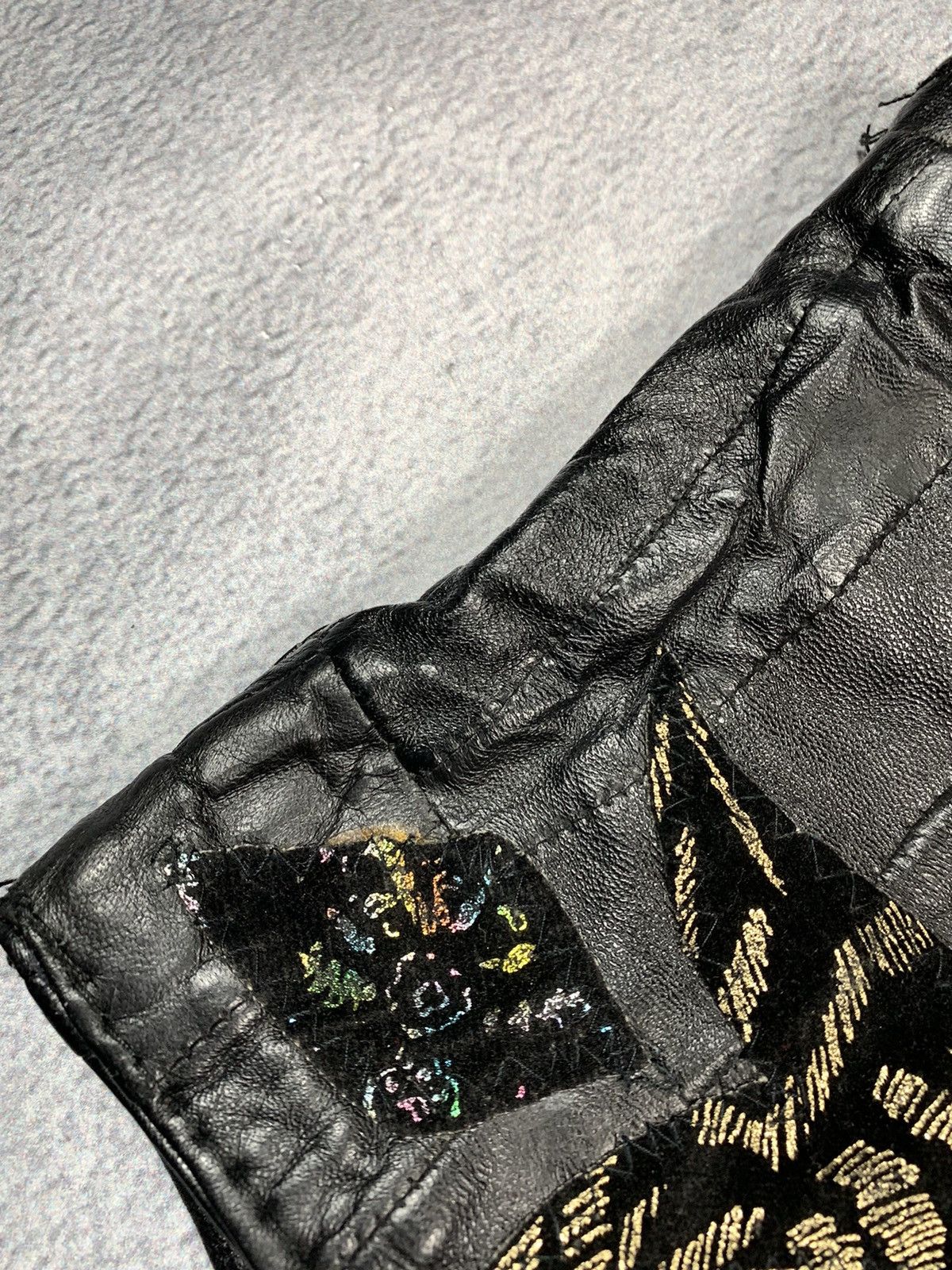 Other Vintage 80s style wmns Leather patchwork vest retro size M Size M / US 6-8 / IT 42-44 - 12 Thumbnail