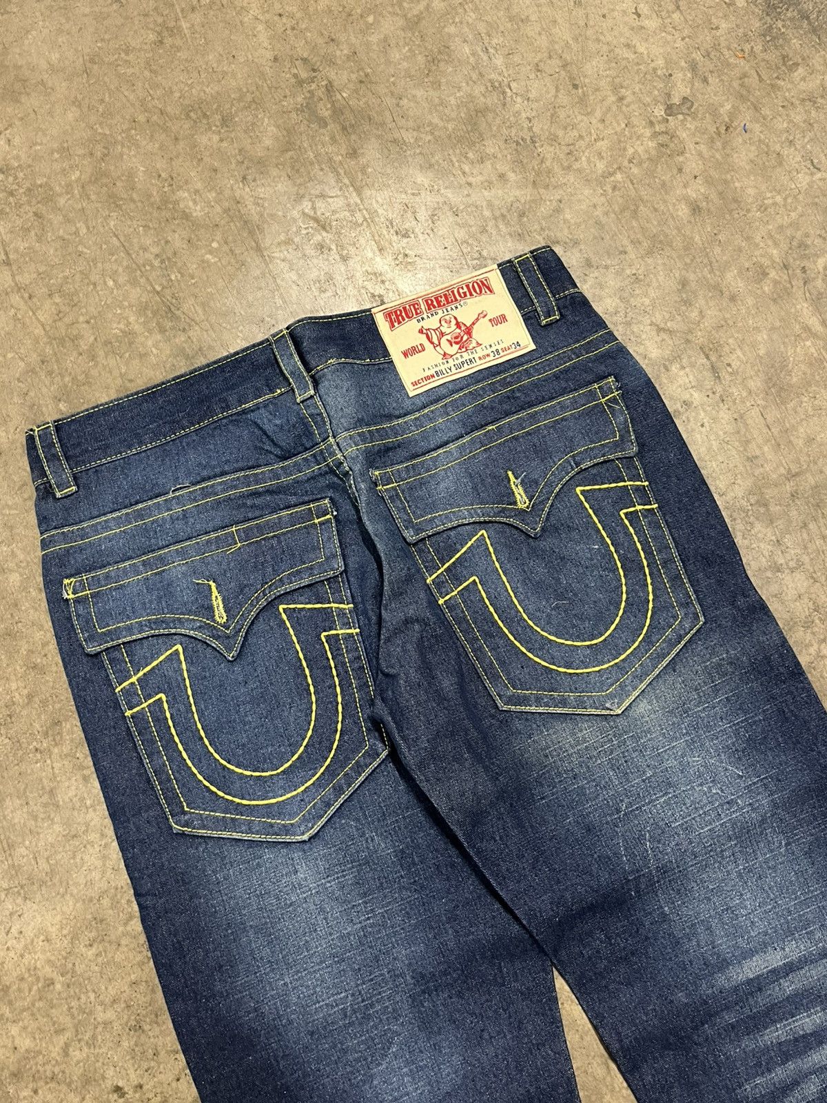 True Religion × Vintage True religion Billy super T vintage baggy fit denim rare Size US 36 / EU 52 - 4 Thumbnail