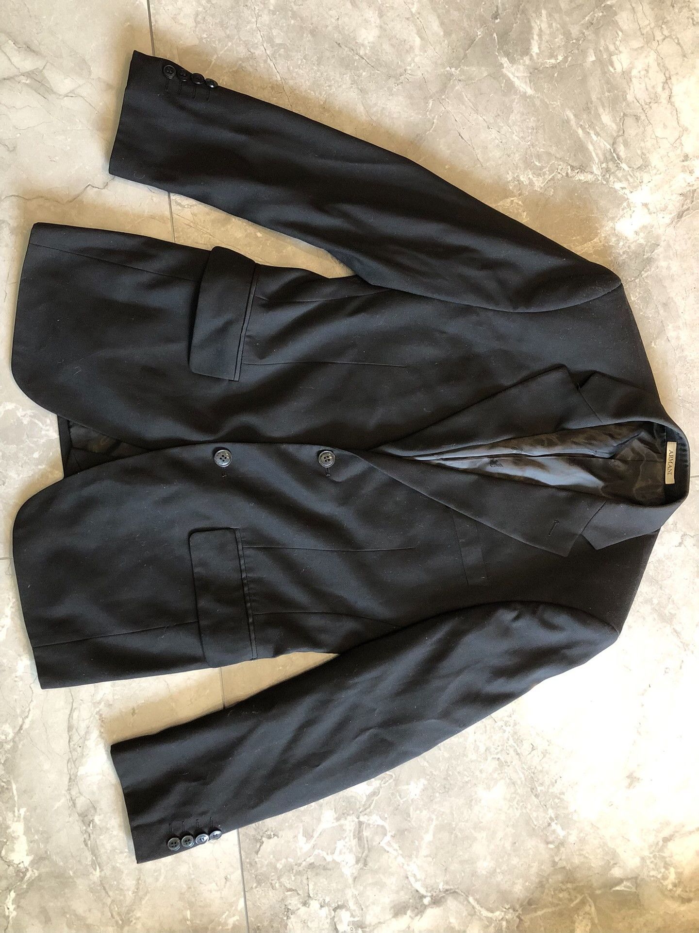 Japanese Brand Armani Tailored Super150s Wool Suit Size US M / EU 48-50 / 2 - 1 Thumbnail