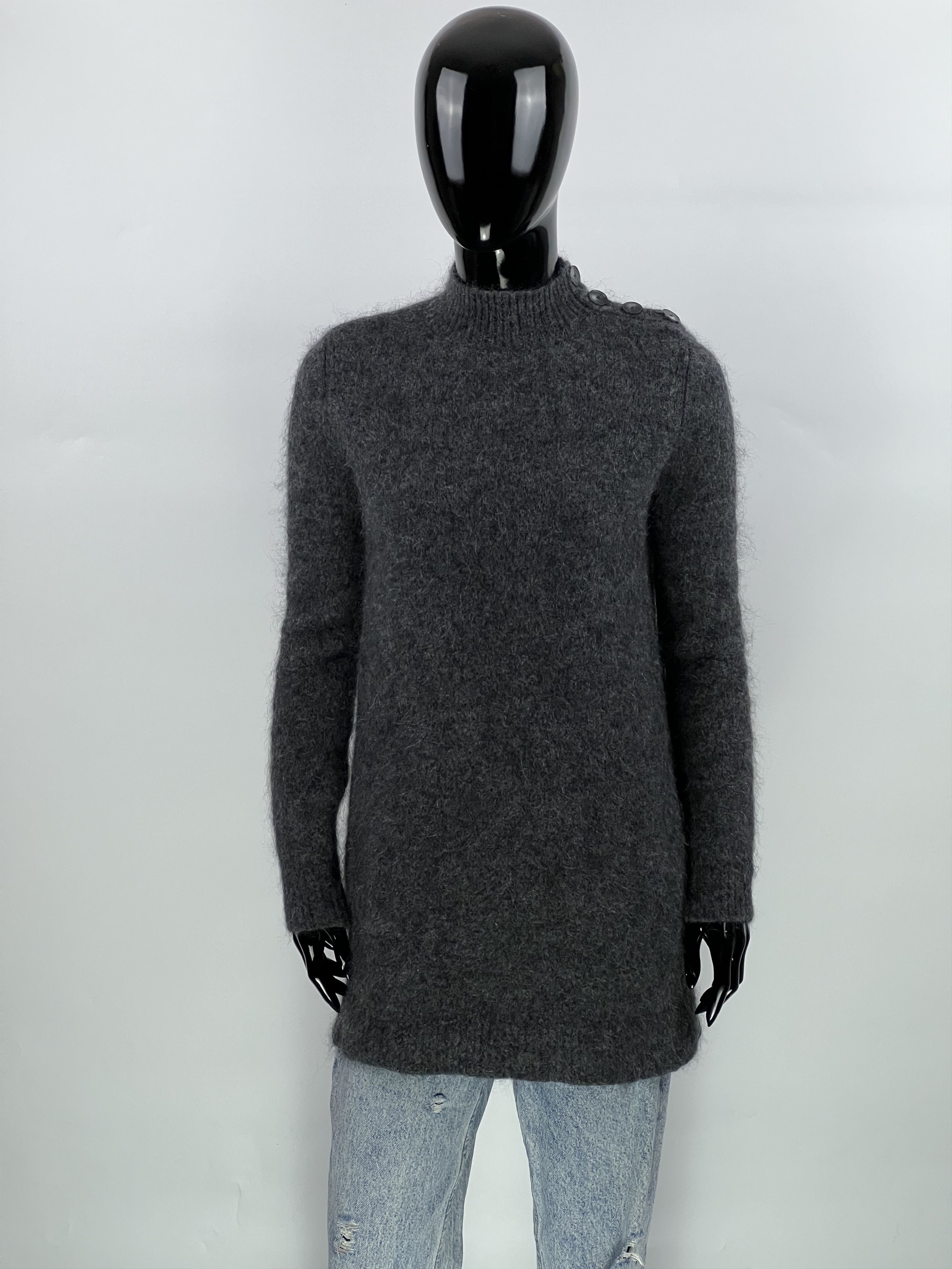 Sezane SEZANE Polly Mottled Kid Mohair Wool Blend Sweater Dress Size S / US 4 / IT 40 - 1 Thumbnail