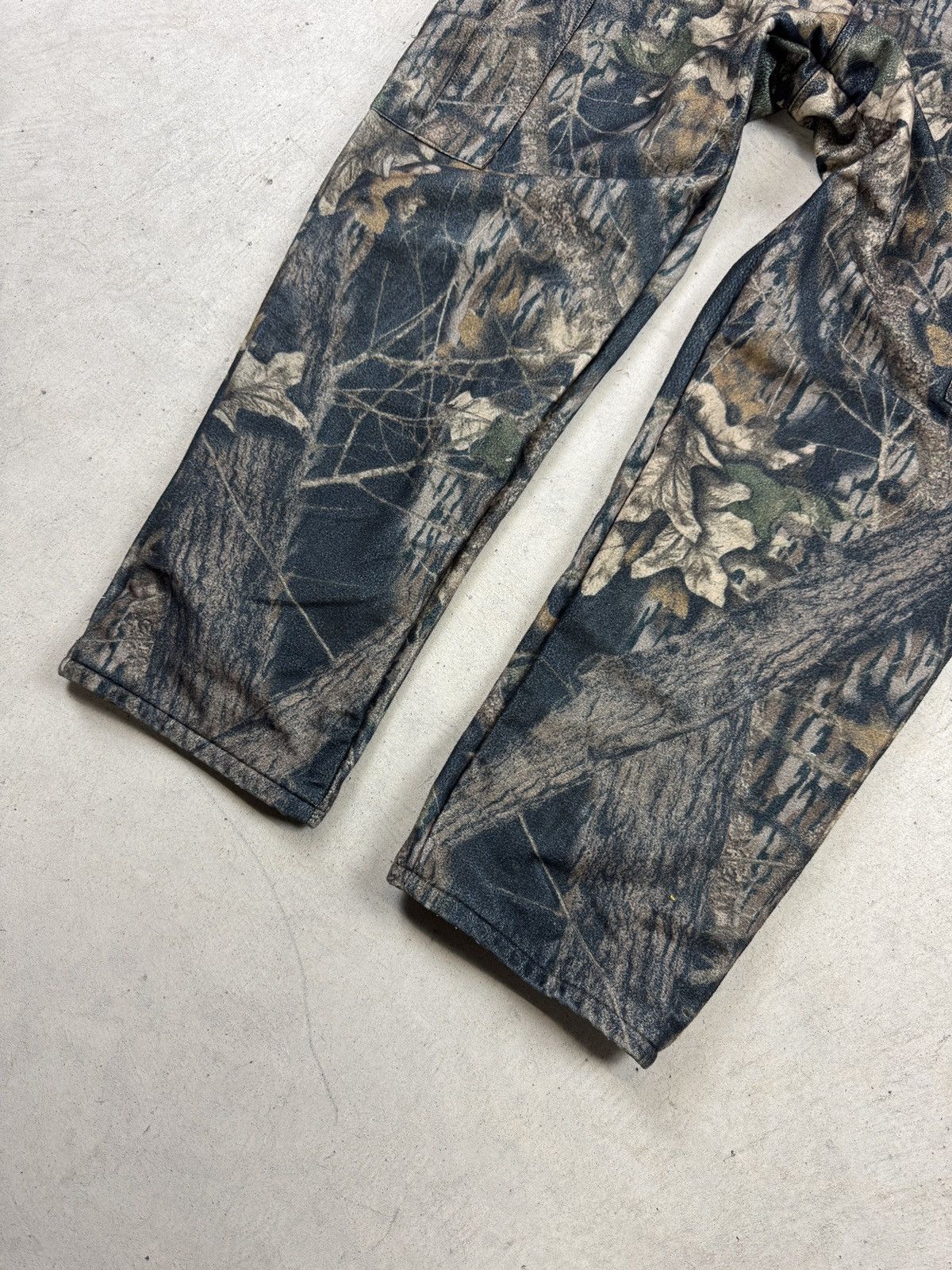 Realtree × Vintage Fleece Camo Cargo Pants Size US 38 / EU 54 - 2 Thumbnail
