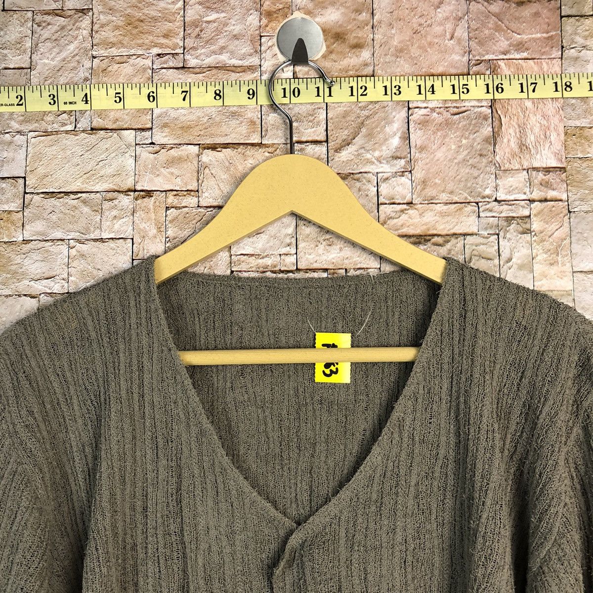 Homespun Knitwear × Japanese Brand Japanese Brand Grey Cardigan Knitwear #A783 Size M / US 6-8 / IT 42-44 - 4 Thumbnail