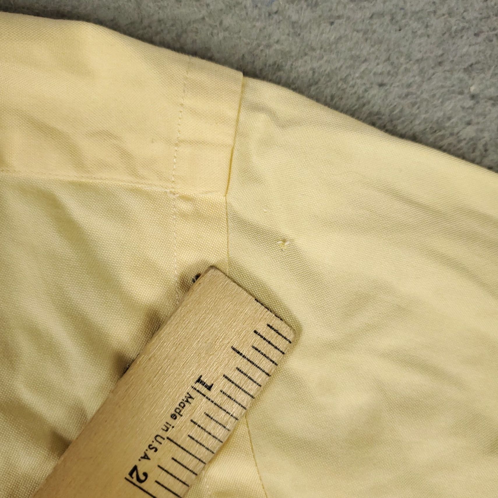 Ralph Lauren Ralph Lauren Shirt Mens 16.5 Yellow Pony Dress Button Up Long Sleeve Size 42R - 7 Thumbnail