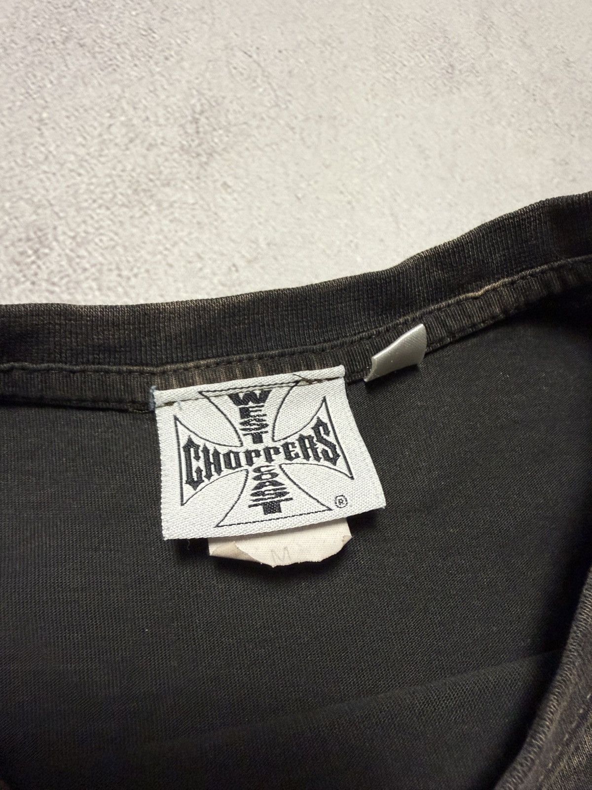 Vintage × West Coast Choppers Vintage West Coast Choppers T Shirt Tee Faded Baggy Big Logo Size US M / EU 48-50 / 2 - 6 Thumbnail