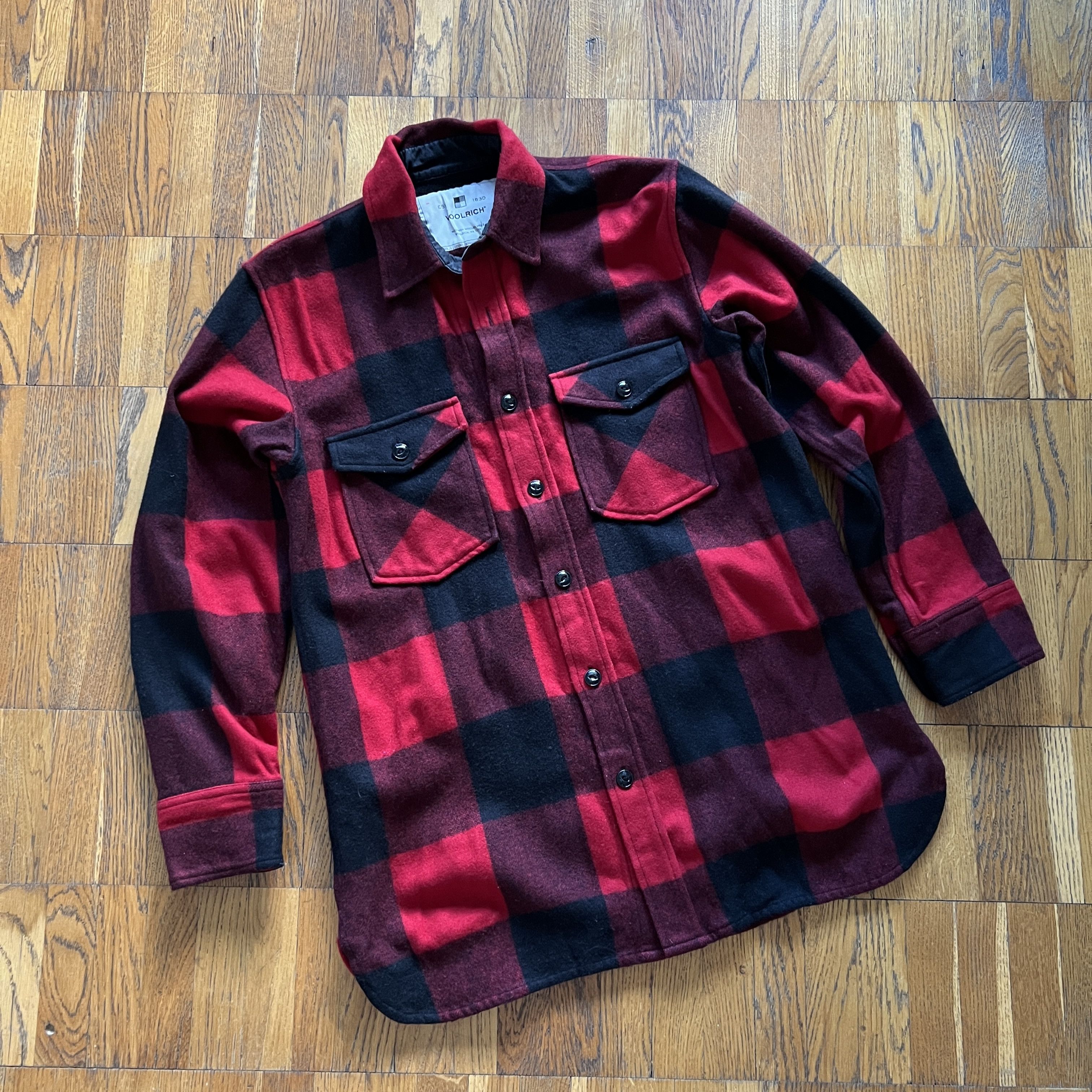 Woolrich Woolen Mills Men's WOOLRICH Check Wool Shirt Canadian Overshirt Jacket Size US M / EU 48-50 / 2 - 1 Thumbnail