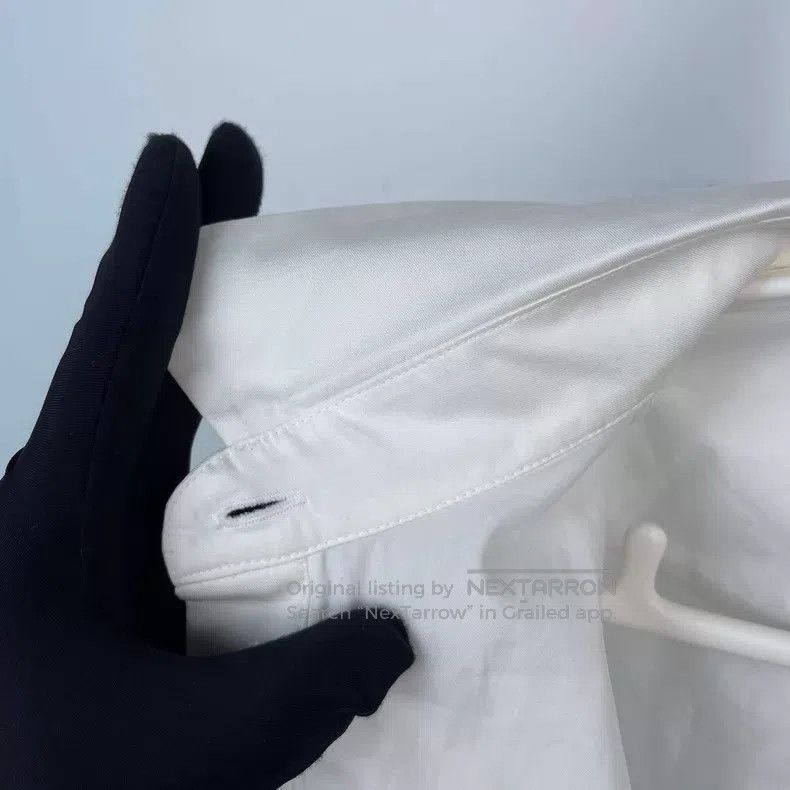 Hermes Hermes White Basic Collar Shirt Size XS / US 0-2 / IT 36-38 - 8 Thumbnail